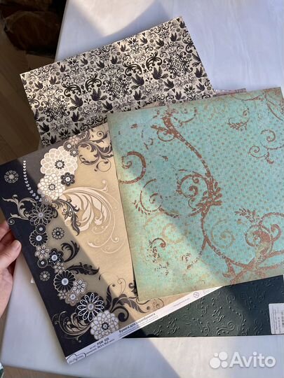 Набор для скрапбукинга: Картон, Карандаши, Декор