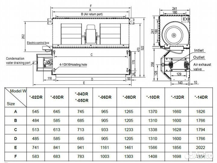 General Climate GDU-W-06DR