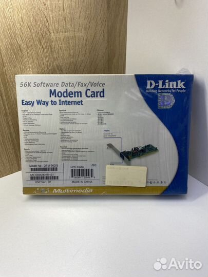 Modem Card D-Link DFM-562IS 56K (Модем)