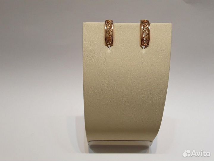 Серьги золото 585 0823501