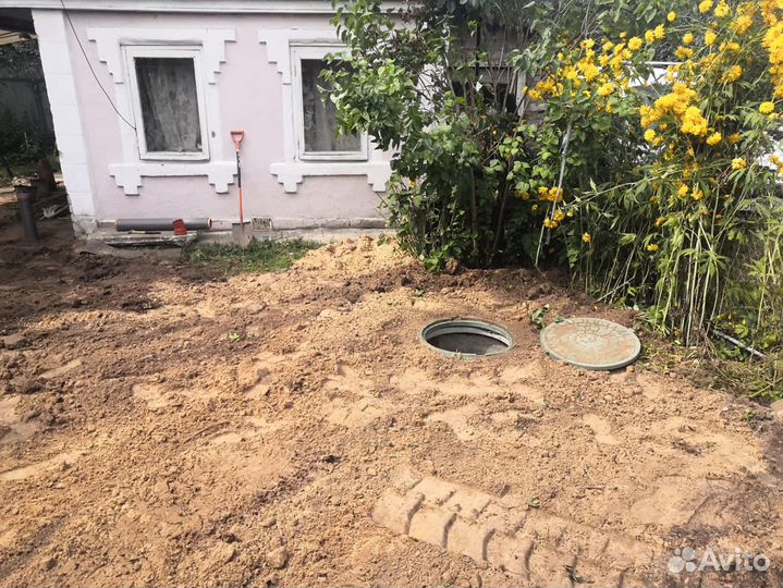 Септик под ключ, канализация, жб кольца