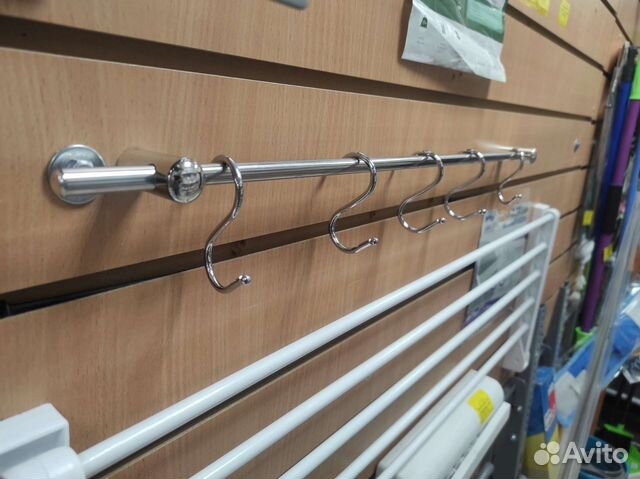 Рейлинг для кухни хром
