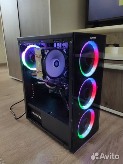 Бюджетный игровой компьютер e5 2670/rx580/16gb