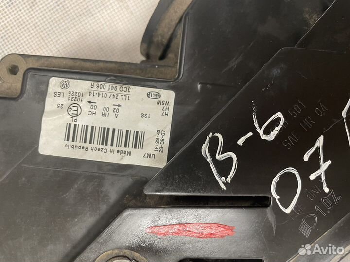 Фара левая правая Volkswagen Passat B6