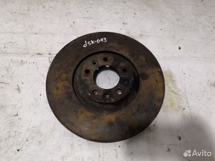 Диск тормозной передний вентилируемый Peugeot 407