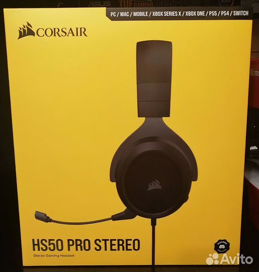 Наушники Corsair HS50 Pro Stereo