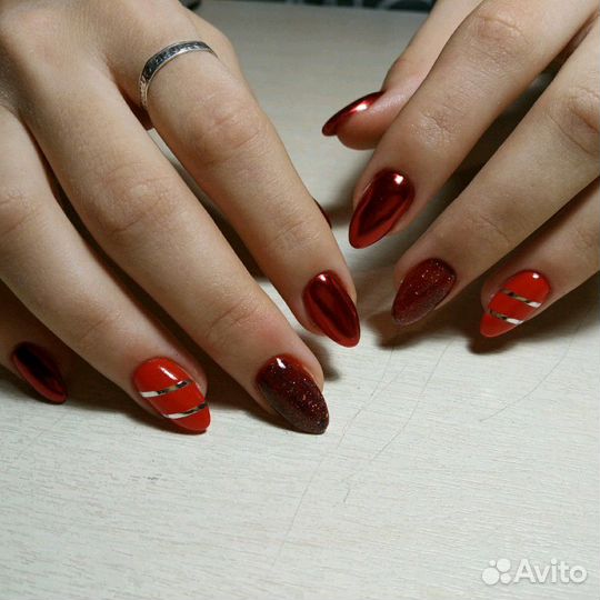 Наращивание ногтей, шеллак