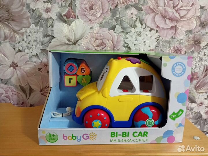 Машинка-сортёр BabyGo музыкальная