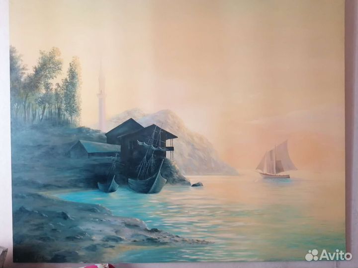 Картина маслом на холсте большая