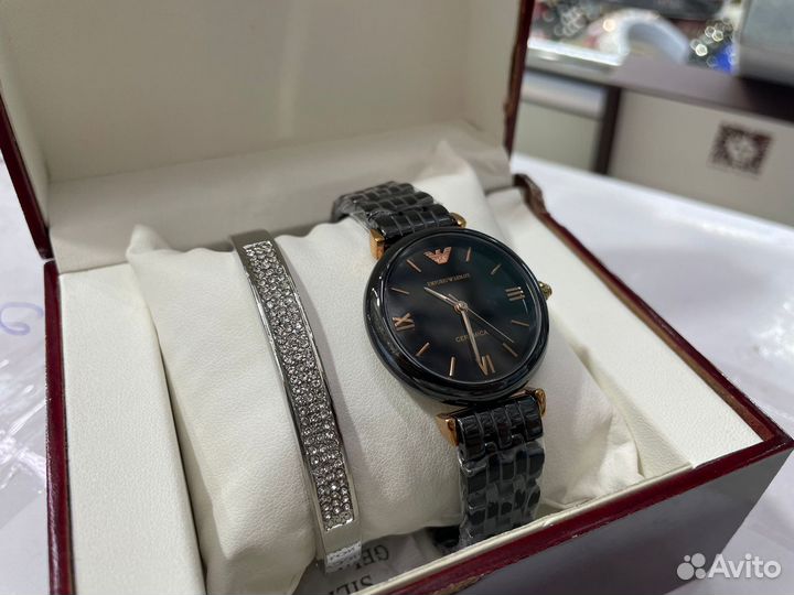 Часы женские керамика Armani