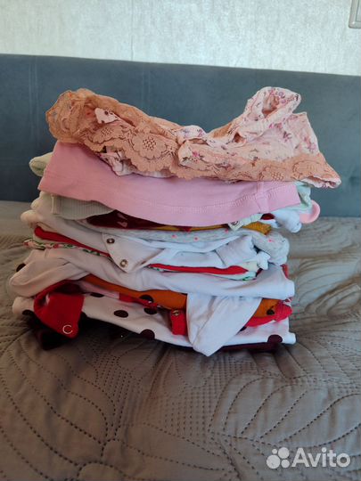 Детские вещи пакетом на девочку 74-80