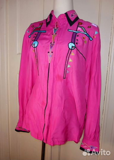 Винтажная рубашка женская