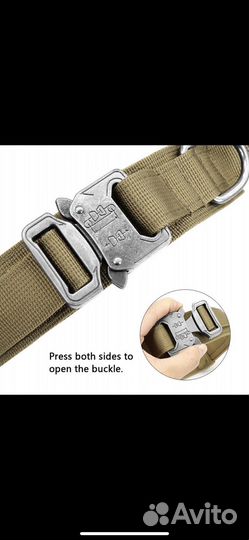 Ошейник +поводок тактичный для собак