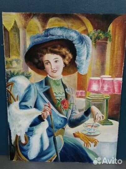 Картина маслом Занятия музыкой и другие