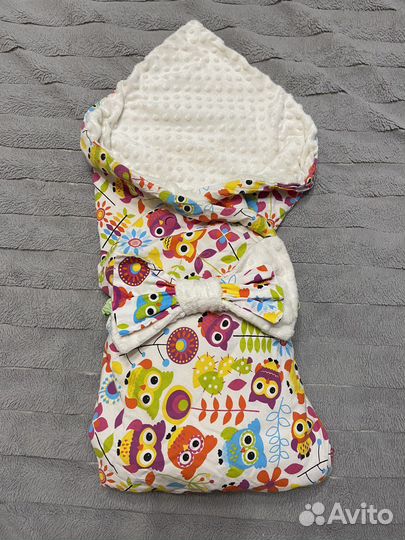 Конверт-одеяло на выписку весна лето осень