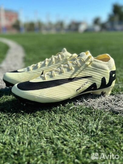 Бутсы Nike Mercurial yellow