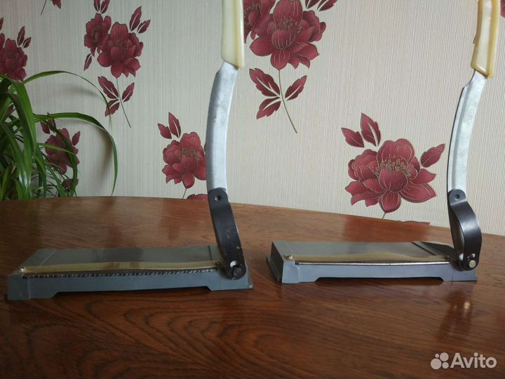 Резак резчик бумаги фотографий СССР фигурный