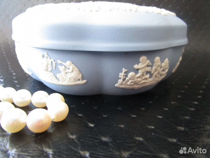 Яшмовый фарфор большая шкатулка веджвуд wedgwood