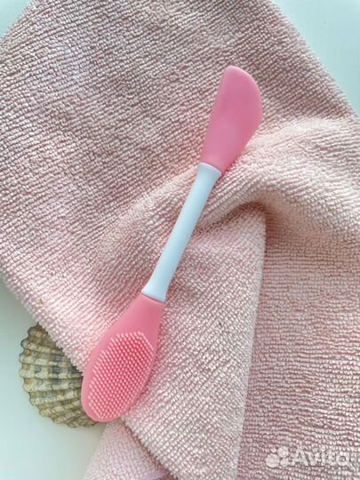 Щётка 3в1 для очищения лиц/массажа/нанесения масок