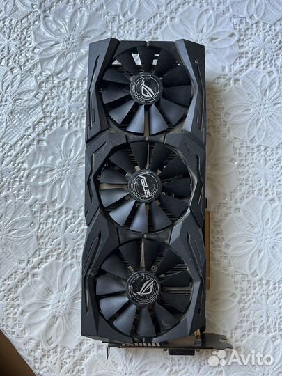 Видеокарта rx580 8gb strix