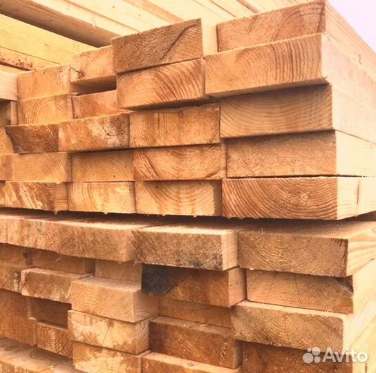 Доска обрезная ест. влаж. 25х100 6м сорт 1