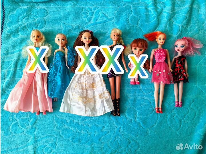 Куклы, много