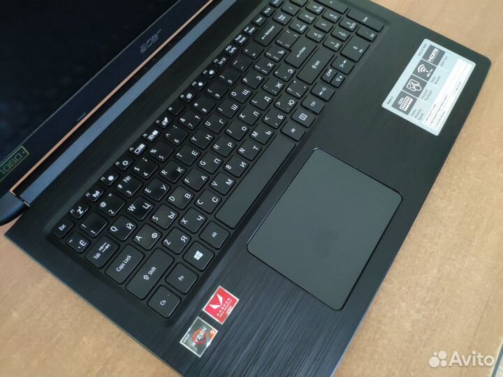 Ноутбук бу Acer / Ryzen 5 / ssd+1tb / 8gb ddr4