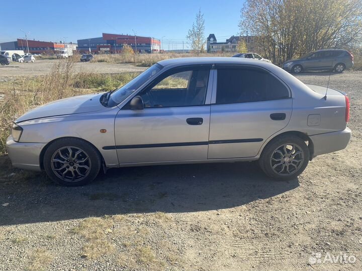 Hyundai Accent 1.5 МТ, 2005, 203 000 км