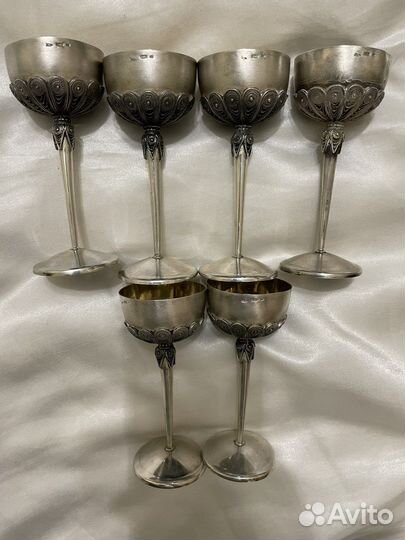 Серебренные рюмки СССР