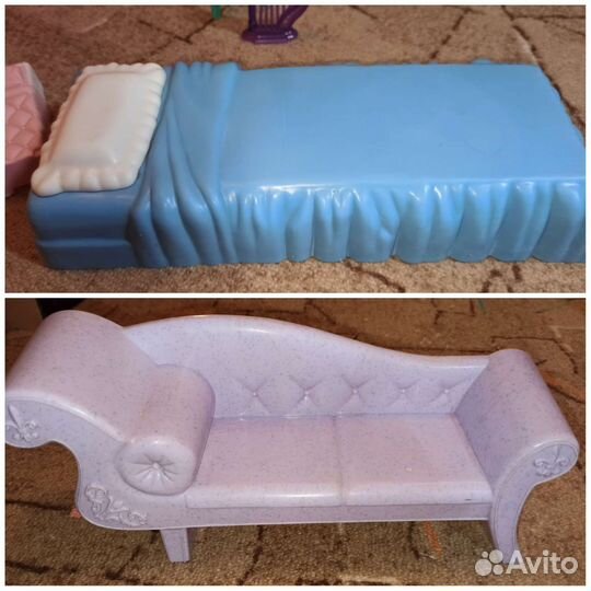 Мебель и аксессуары для домика барби