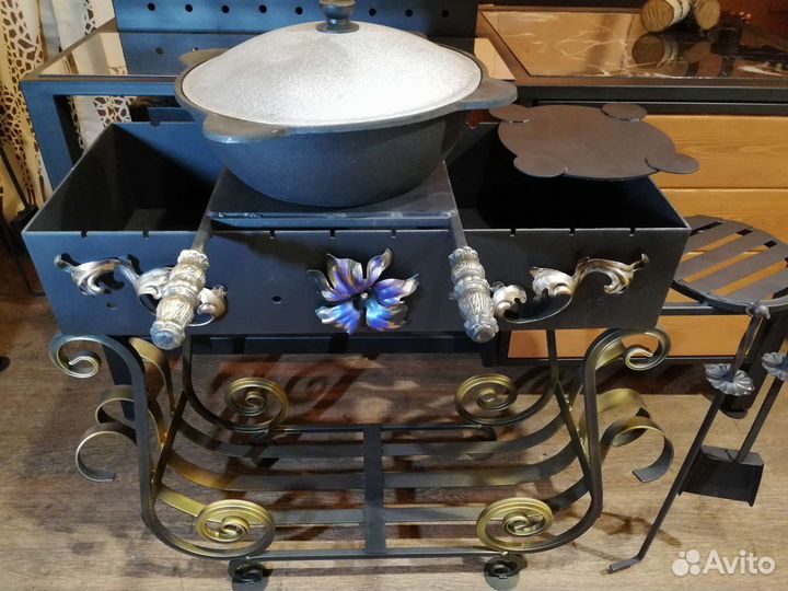 Подарочный мангал 4мм и принадлежности