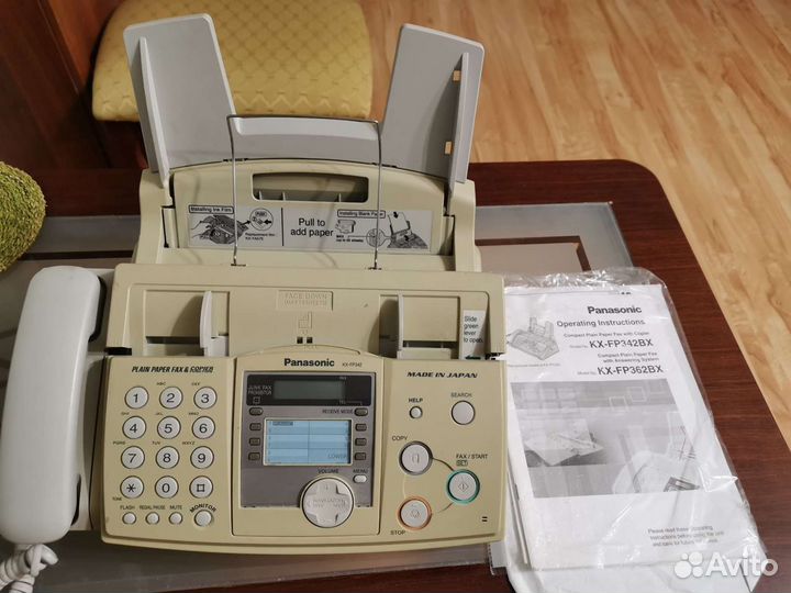 Факс Panasonic KX-FP362BX