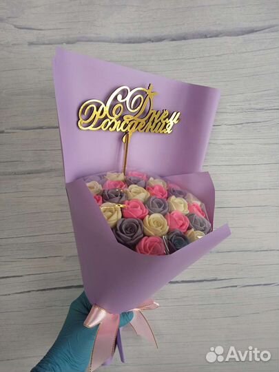 Доставка букета из шоколадных роз