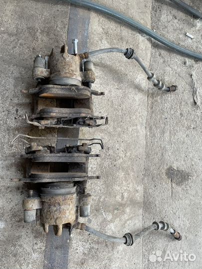Передние суппорта,диски renault megane1,logan,clio