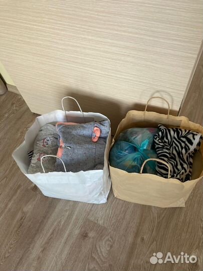 Вещи пакетом на девочку 68-80 см
