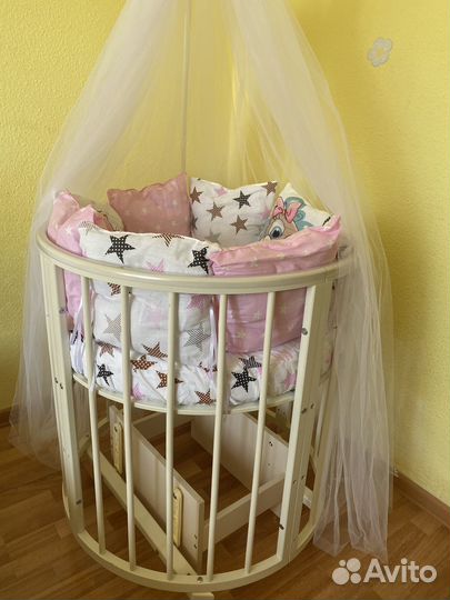 Кроватка круглая