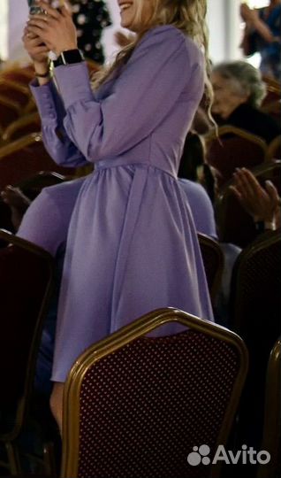 Платье сиреневое 42р-р