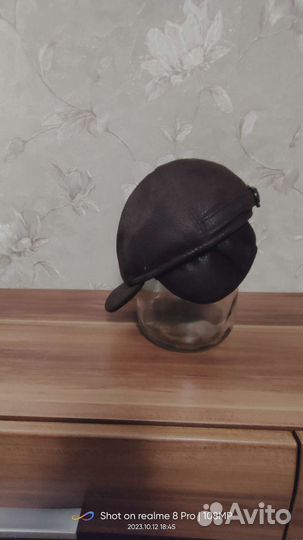 Кепка с ушками теплая мужская новая