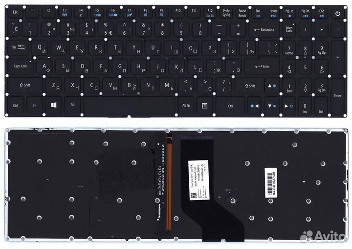 Клавиатура для Acer Aspire VN7-593G черная