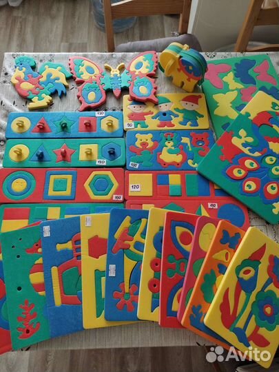 Мягкий пазл-конструктор флексика