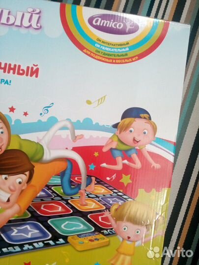 Детский музыкальный коврик твистер