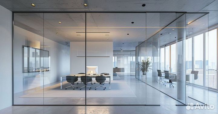 Перегородка из стекла с гарантией