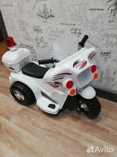 Детский мотоцикл на аккумуляторе бу