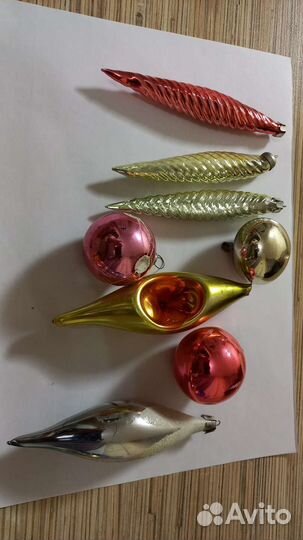 Елочные игрушки СССР