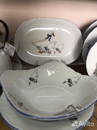 Набор посуды сервиз фарфор польша