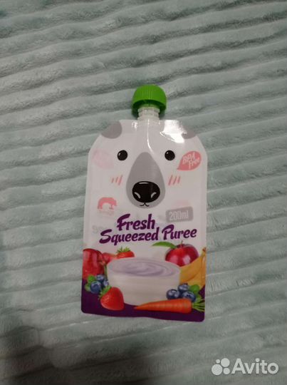 Многоразовые паучи, пакет для хранения пюре,молока