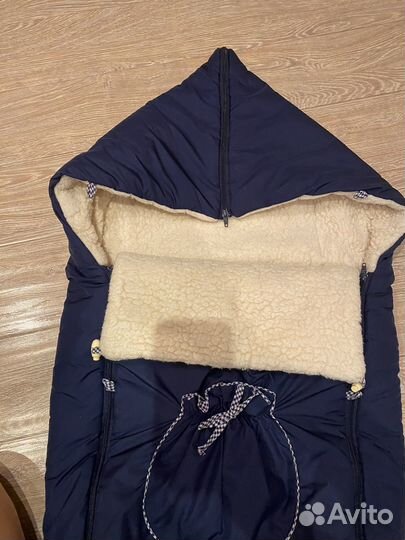 Зимний конверт в коляску