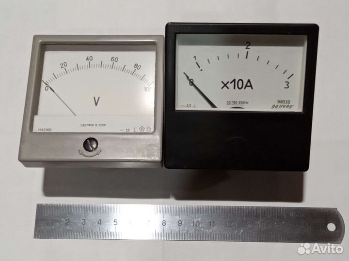 Вольтметры и амперметры