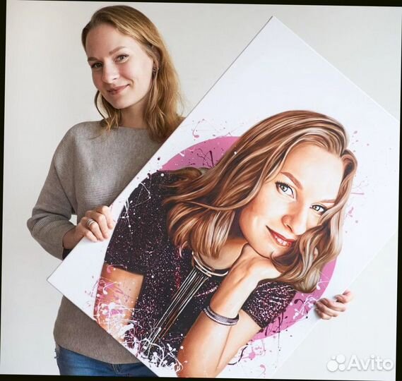 Портрет на холсте по фото