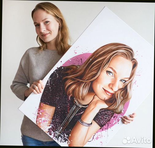 Портрет на холсте по фото